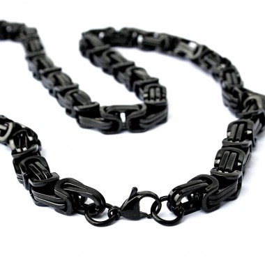 Ocelový náhrdelník - Královská vazba / King´s Chain Black 2021