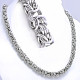 Ocelový náhrdelník - Byzantská / Královská vazba / King´s Chain (1072)