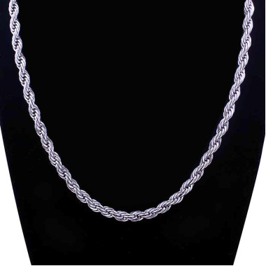 Ocelový náhrdelník - Valis Twist 5 mm (9924)