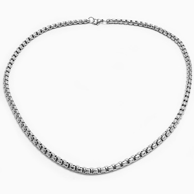 Ocelový náhrdelník ANDRE NICOL - Rings / Shiny / 5mm  (4093)