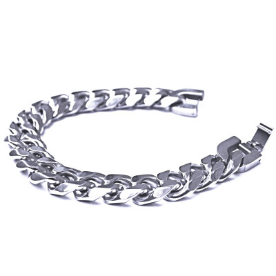 Ocelový náramek - Panzer  / lesk 1,5 cm (023)