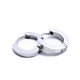 Ocelové náušnice - Kroužky 1,3 cm / Circle / Shiny (6237)