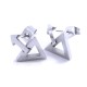 Ocelové náušnice EXEED - Trojúhelník / Triangl / Shiny (2784)