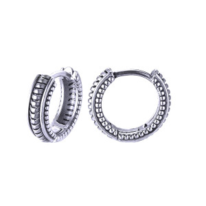 Ocelové Náušnice - kroužky / Alien 1,4 cm (2026)