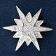 Brož - White star Swarovski comp. (09/227114)