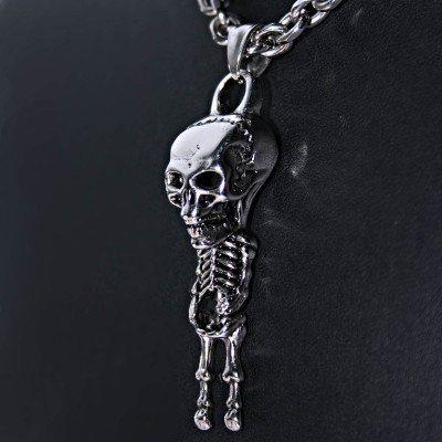 Ocelový přívěšek - Ach. Mrtvý Terorista / Dead Terr.Skeleton 02