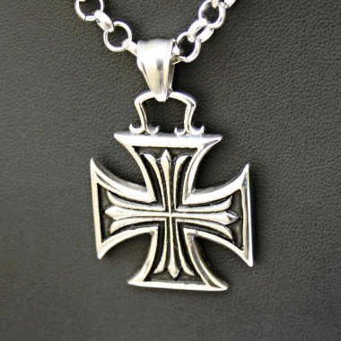 Ocelový přívěsek - Iron Cross H
