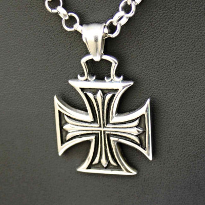 Ocelový přívěsek - Iron Cross H