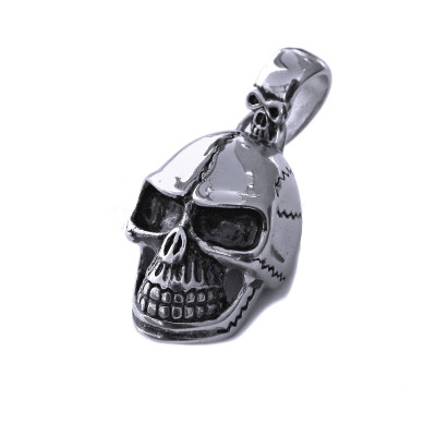 Ocelový přívěšek - Lebka (V025)