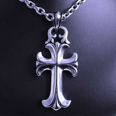 Ocelový přívěsek - Kříž / Lesk / Gothic Cross 