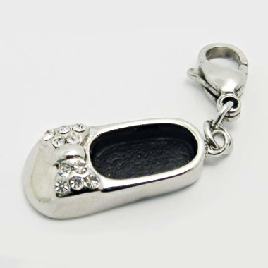 Ocelový přívěsek žužu - Střevíček / Zuzu / Shoe (3593) 