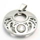 Ocelový přívěsek EXEED - Leštěný Kruh s Kuličkou / Circle / Ball (3414)