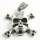 Ocelový přívěsek EXEED - Skull/Jolly Roger (2929)