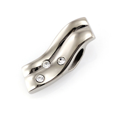 Ttitanový přívěsek - TITANIUM / 3 Swarovski Crystals (t3031d)
