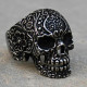 Ocelový prsten  - Lebka / Morte Skull I.