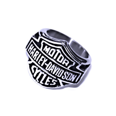 Ocelový prsten Harley Davidson
