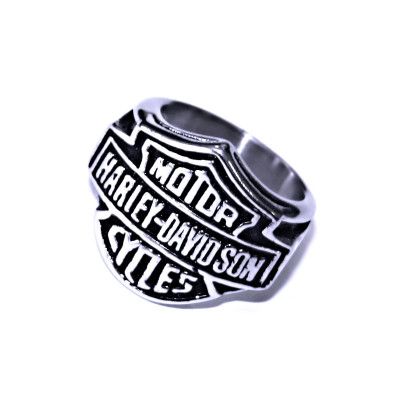 Ocelový prsten Harley Davidson