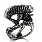 Ocelový prsten - Vetřelec / Alien 02