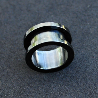 Tunel 18 mm STEEL-Black
