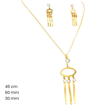 Řetízek+přívěsek+náušnice 23712100