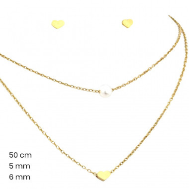 Řetízek+přívěsek+náušnice 23914500