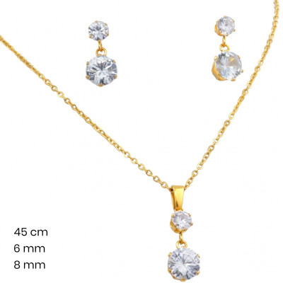 Řetízek+přívěsek+náušnice 23994800