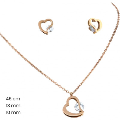 Řetízek+přívěsek+naušnice 23745400