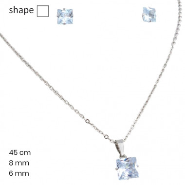 Řetízek+přívěsek+náušnice 23715200