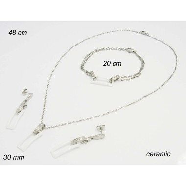 Řetízek+přívěsek+náušnice 23711102