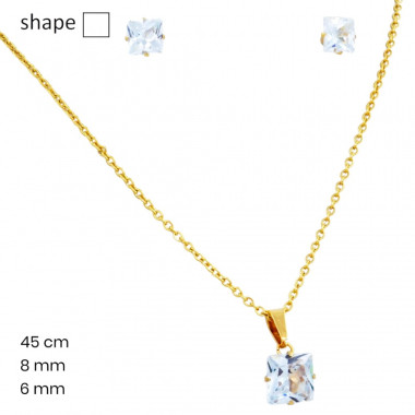 Řetízek+přívěsek+náušnice 23767100