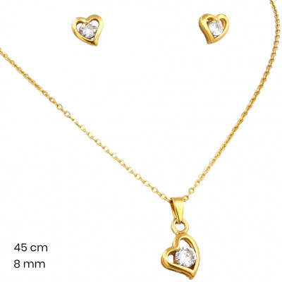 Řetízek+přívěsek+náušnice 24315201