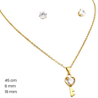 Řetízek+přívěsek+náušnice 24314702