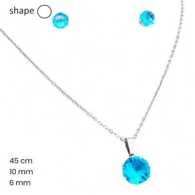 Řetízek+přívěsek+náušnice 23715120