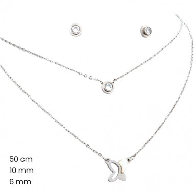 Řetízek+přívěsek+náušnice 23908000