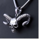 Ocelový přívěsek + řetízek - Ďábel / Devil / Hádě / Snake Chain 3 mm 