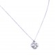 Ocelový náhrdelník - Čtyřlístek / Přívěsek s řetízkem (39980)