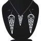 Ocelový náhrdelník + náušnice - Triangle / Pentagram / 666
