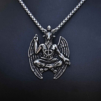 Ocelový Náhrdelník Baphomet / Luciferova pečeť (2024) 
